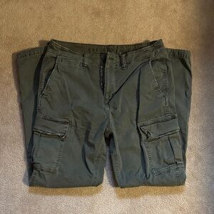 Green Cargo Shorts